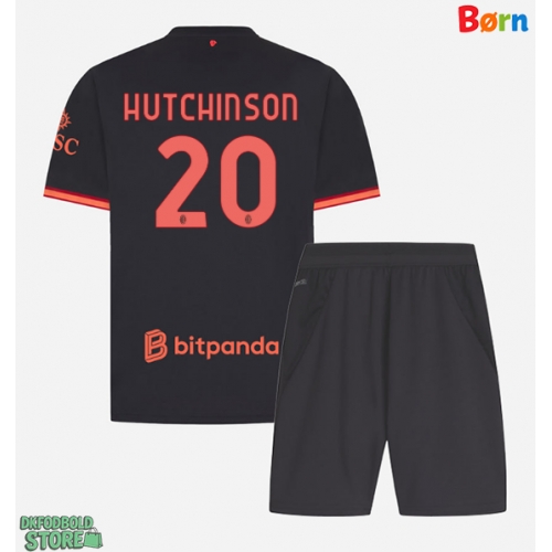 AC Milan Omari Hutchinson #20 Replika Babytøj Tredje sæt Børn 2026-27 Kortærmet (+ Korte bukser)